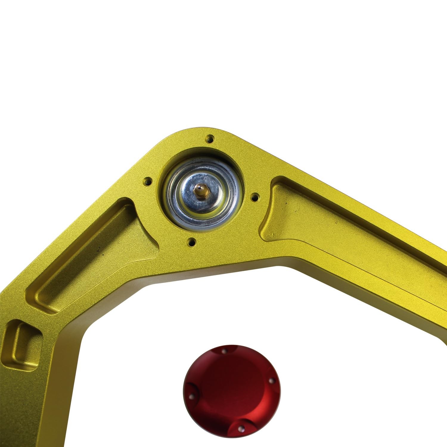 Forged Billet UCA 2004-2022 F150 3″ Lift Yellow Adj. Bushing Ball Joints