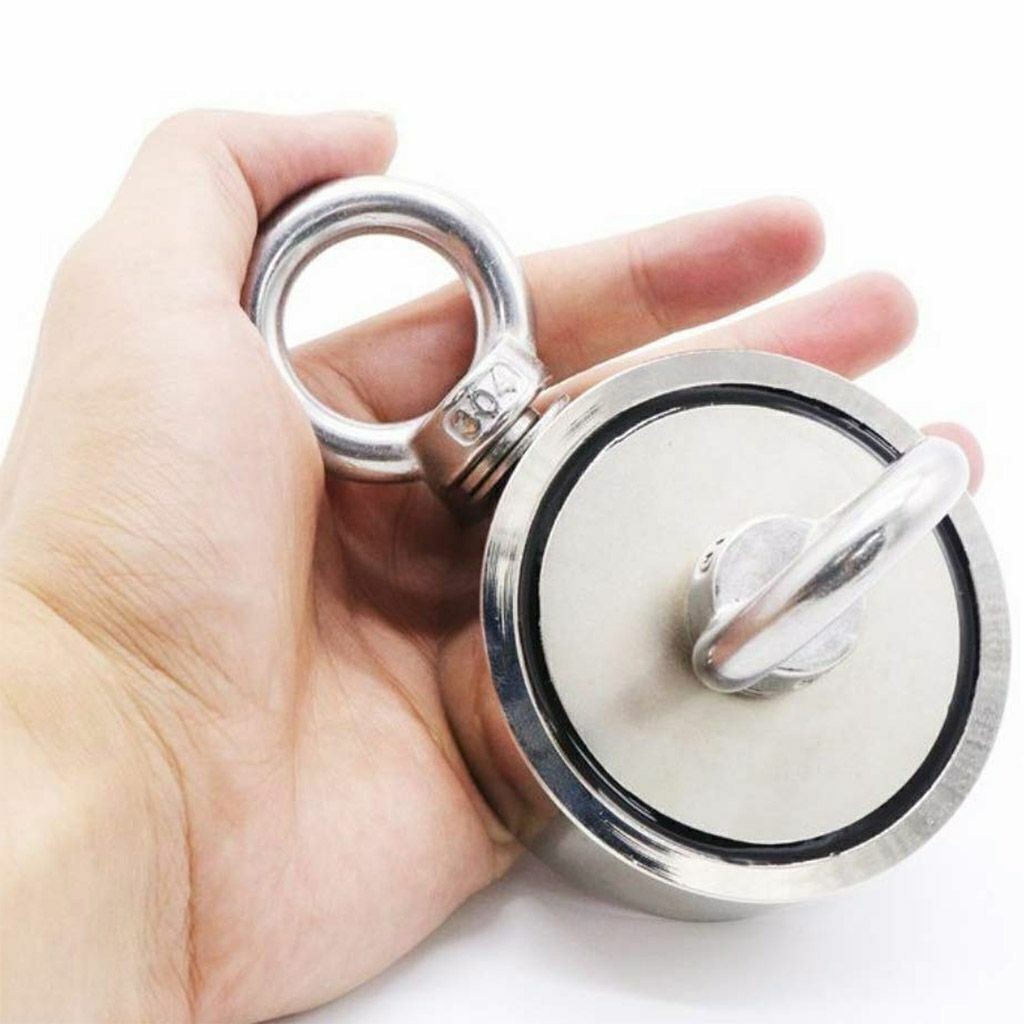 500-600LB Fishing Magnet Kit Strong Neodymium Pull Force Treasure Hunt / Rope