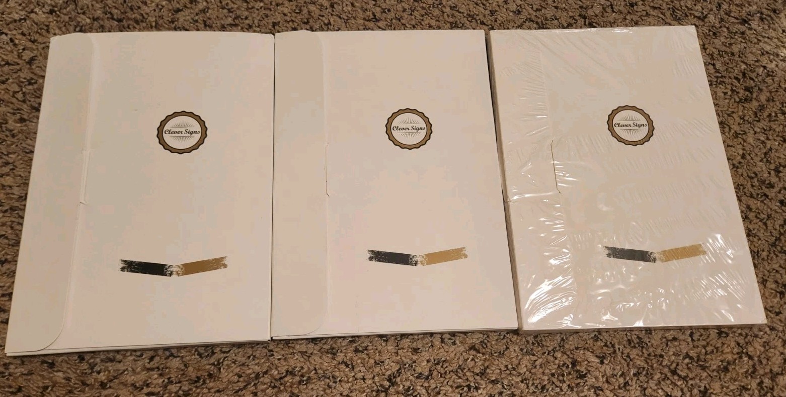 Lot Of 3 Clever Signs Habit Tracking Notebooks Motivation Habits Goals 12 Months