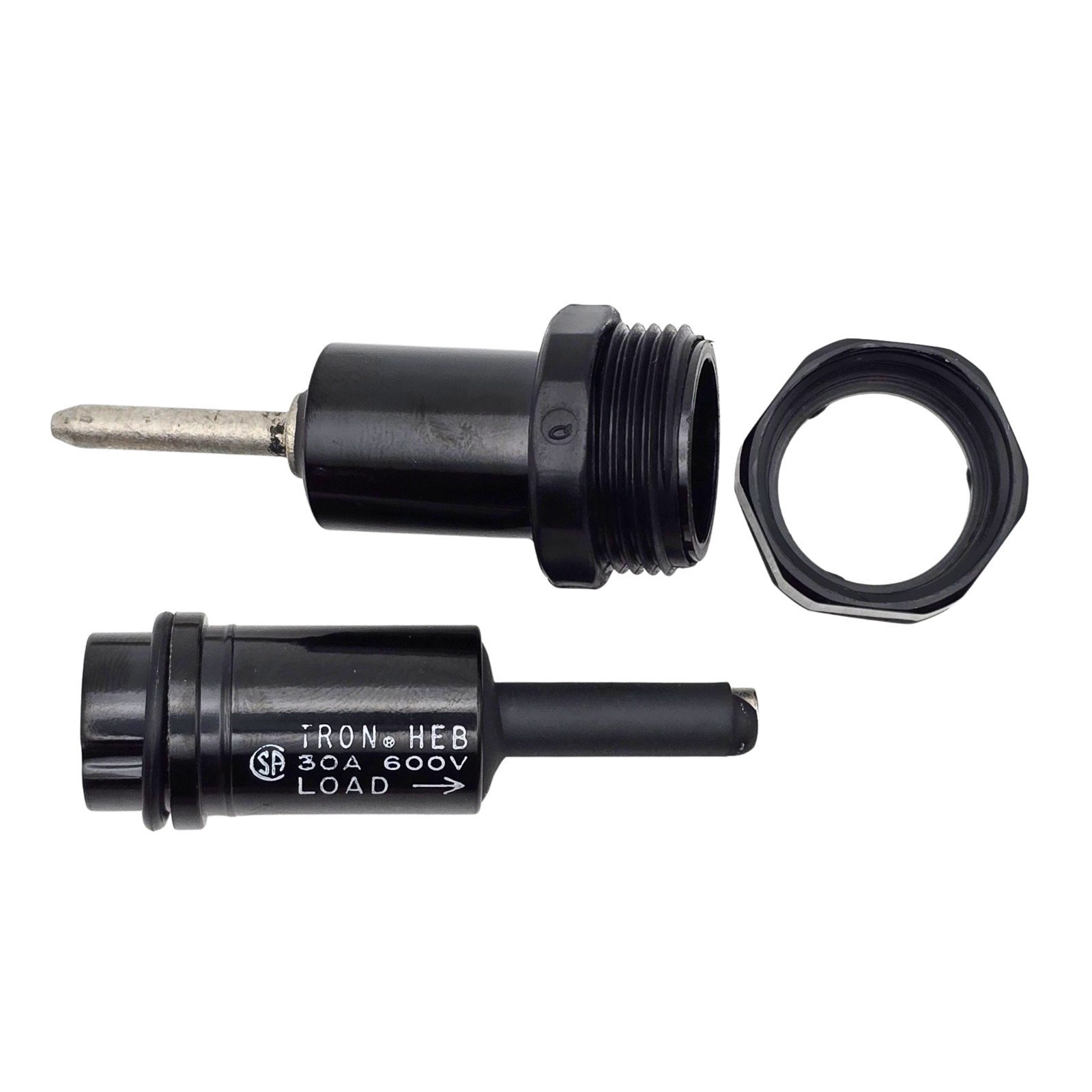 Bussmann Tron HEB HEB-AW-RLC-A 600V Inline Fuse Holder Breakaway