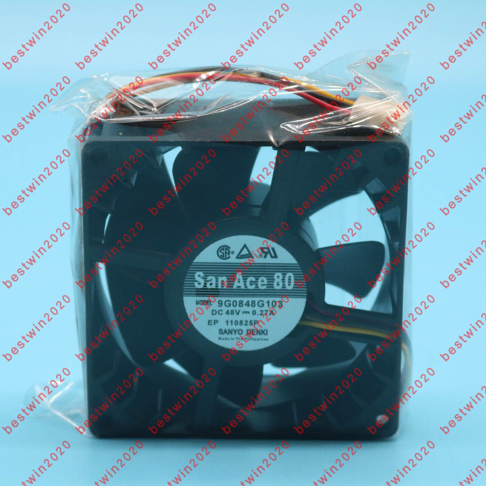 One New For Sanyo SAN ACE 80 9G0848G103 48V 0.27A cooling fan Fast Shipping