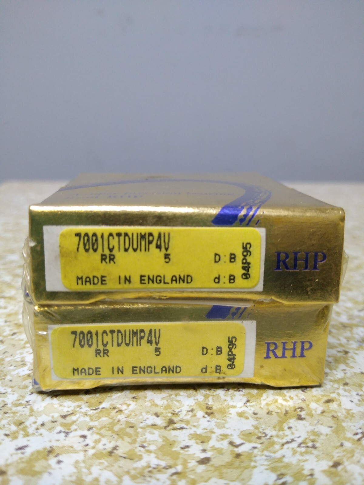 RHP,7001CTDUMP4V ,Super Precision Bearing Set of 2 NOS
