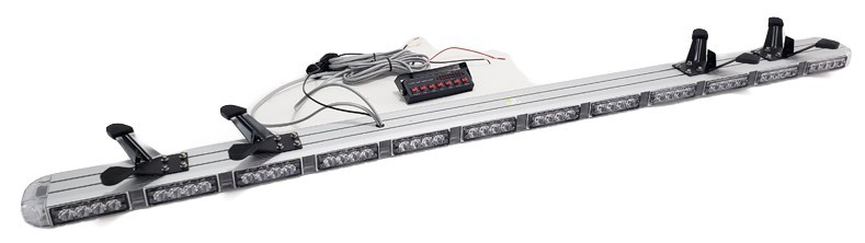 60” Amber LED Light Bar Tow Truck Roll Back Police w/ CARGO & BRAKE/TURN SIGNAL