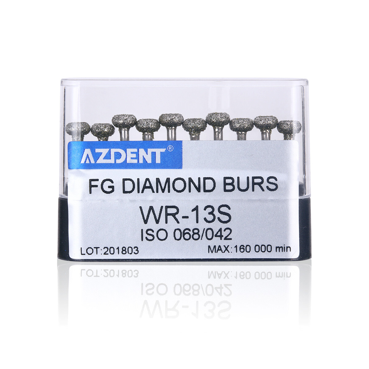AZDENT Dental Diamond Burs Super Coarse FG Bur Black for High Speed Handpiece US