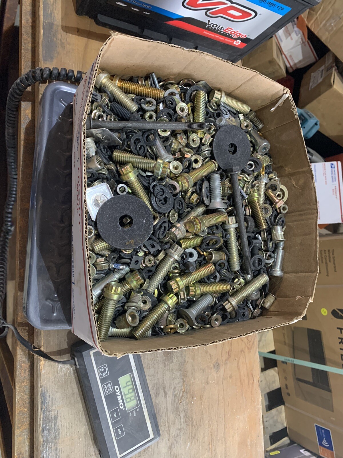 50 Pounds Of Assorted Bolts Hardware New Free Shipping Grade 8 5 Nuts Washers