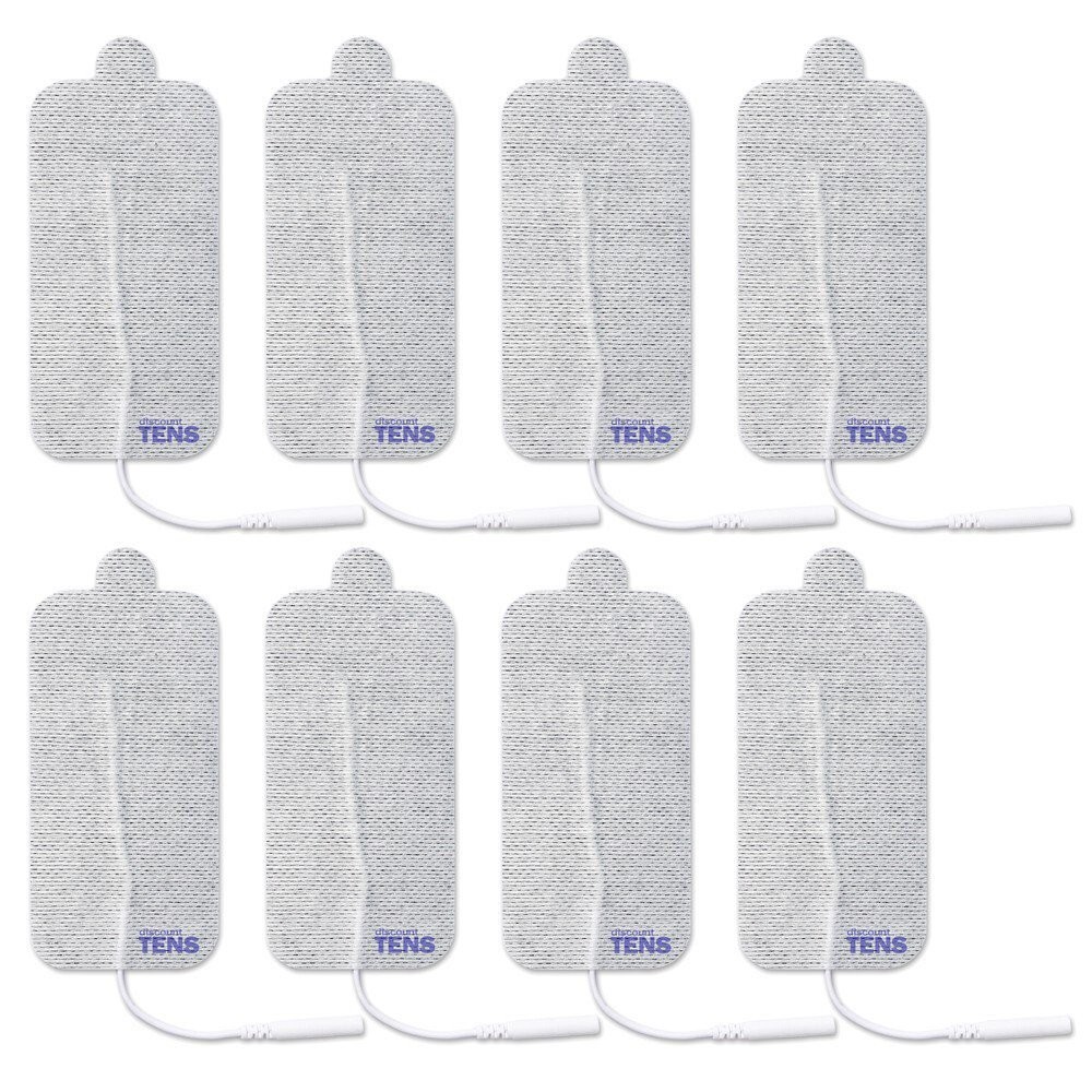 Discount TENS, 8 Premium electrode pads compatible for EMPI TENS units, 2″ x 4″