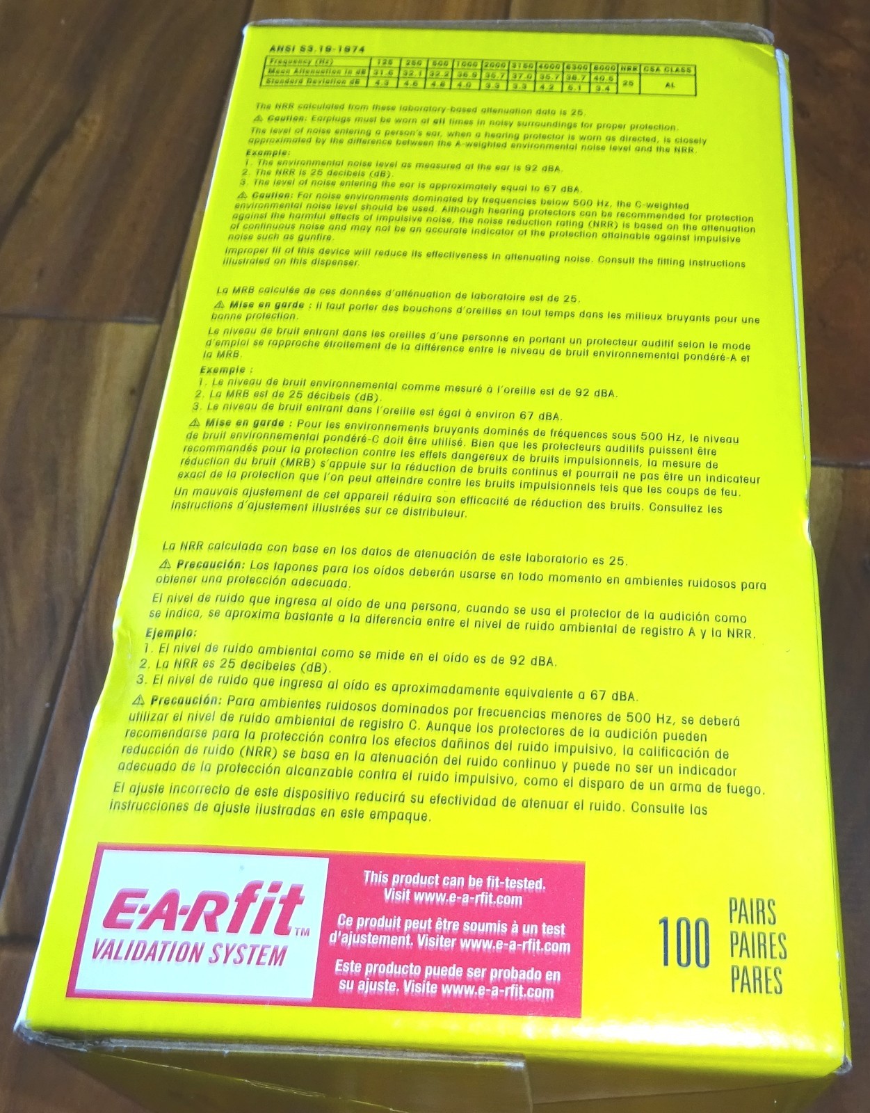 3M E-A-R Express Pod Plugs Corded Assorted Colors 100-Pairs….NEW