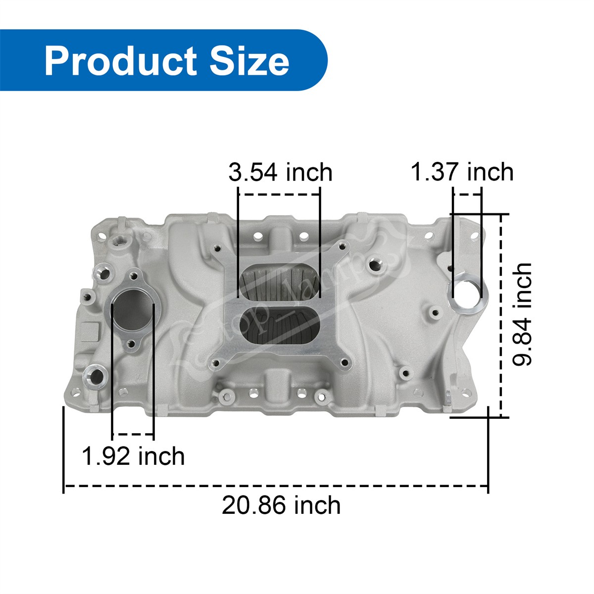 262-400 2701 Performer EPS Intake Manifold Fits For Small Block Chevy 1955-1986