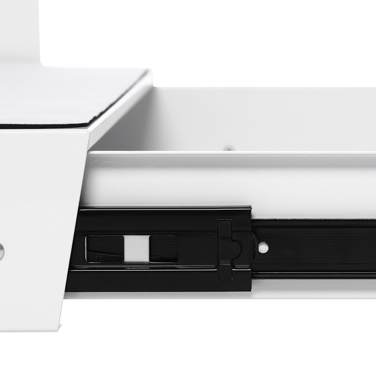 Under Desk Pull-out Drawer Storage Tray with Lock for Desk Organization Office