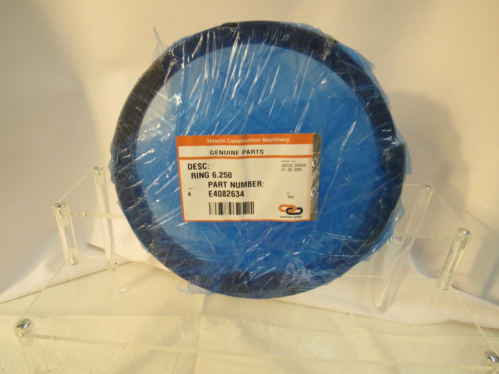 Hitachi Internal Circlip Ring 6.250 Part # E4082634 Pack of 4