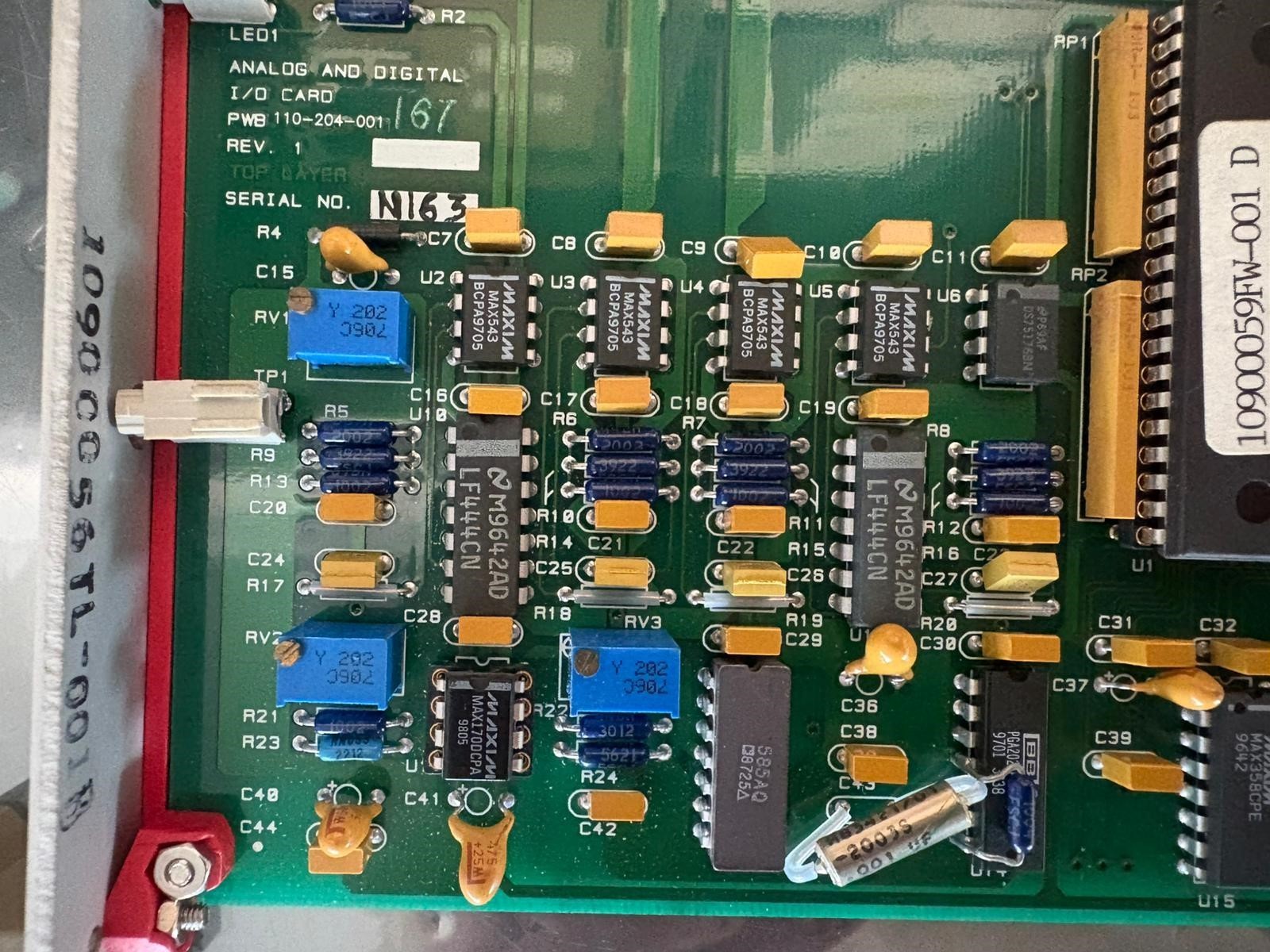 NAUTRONIX PWB 110-204-001 ANALOG AND DIGITAL CARD Fast Shipping