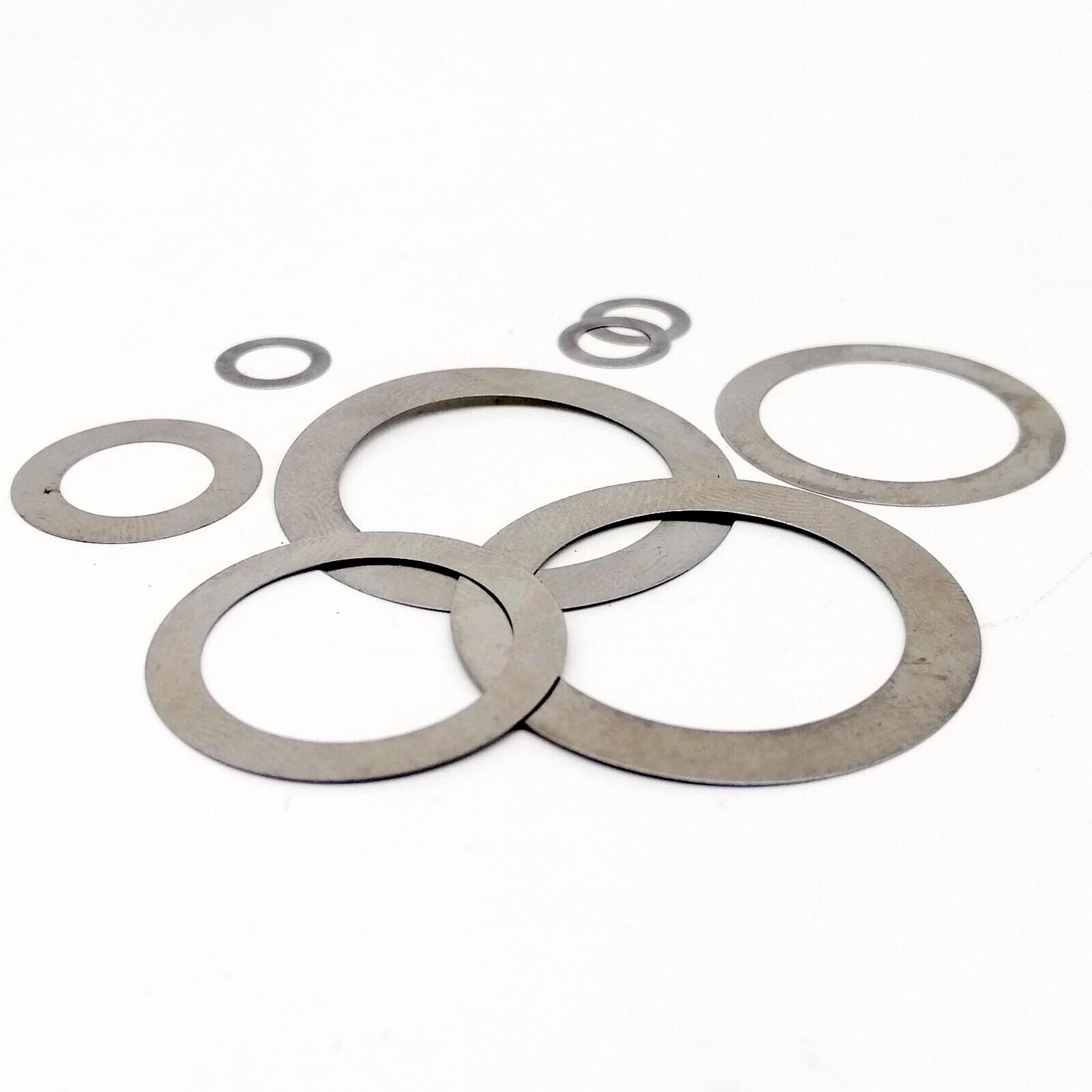 600pcs M3-M20 304 Thin Flat Washer Adjusting Shim Plain Gasket Kit Set 0.1mm