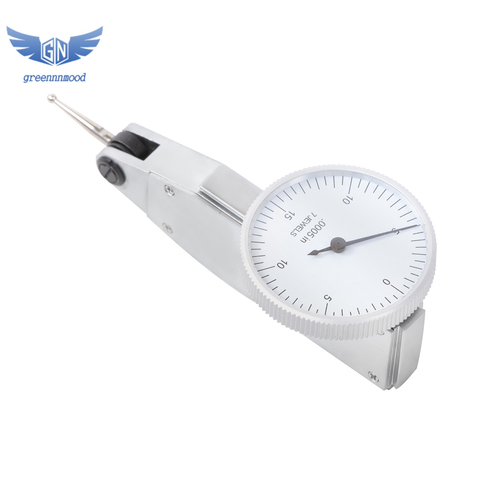 0.0005″ Test Dial Indicator W/ Universal Mill Holder Holder Quill Clamp 1-7/8