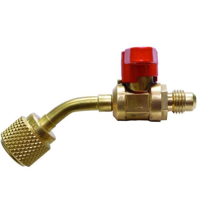 Uniweld UBV14 Ball Valve Hose Adaptor 1/4 in Male Flare and 1/4 in Female Flare
