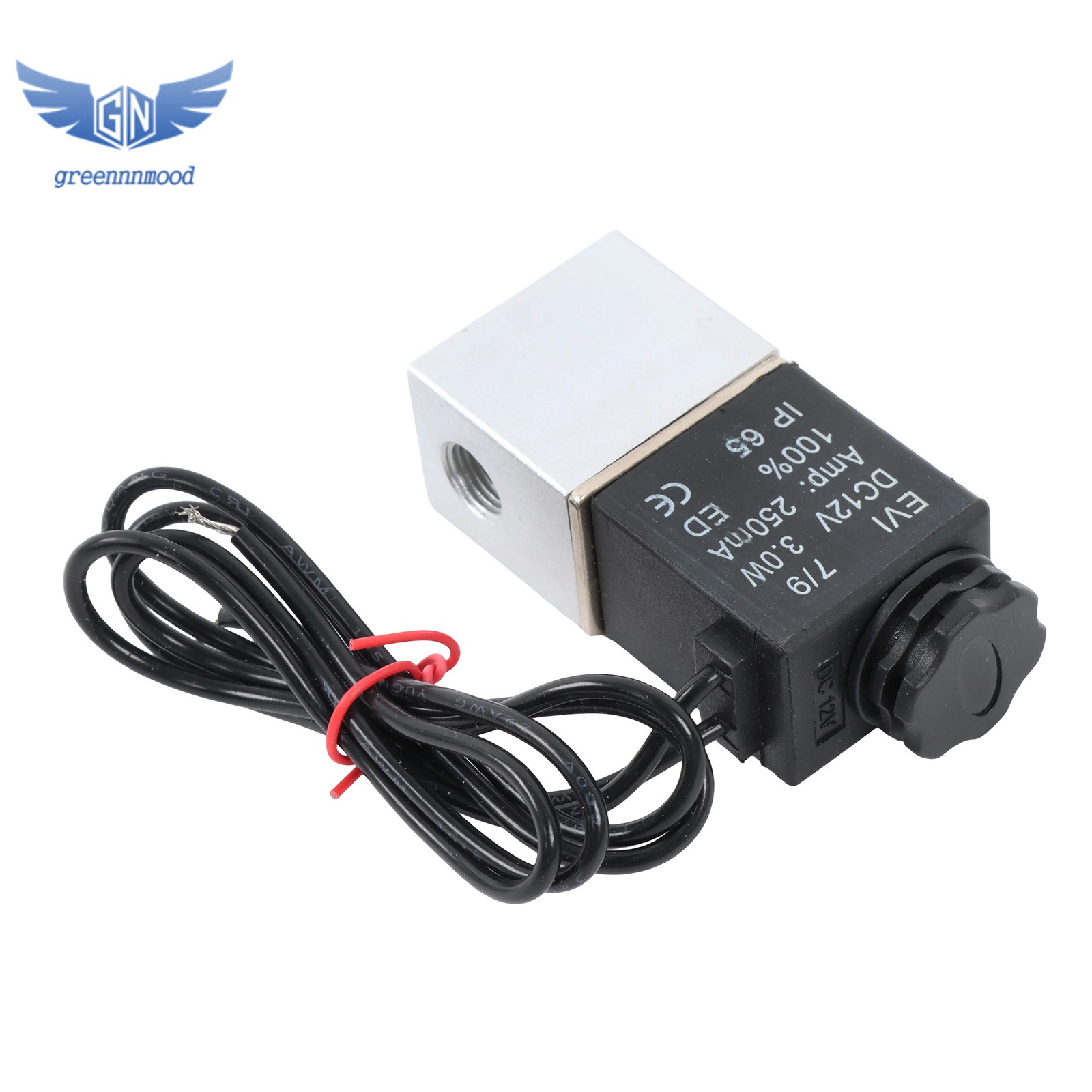 2PCS 1/4″ Fast Response Electric Air Water Solenoid Valve 12V DC Normally Closed