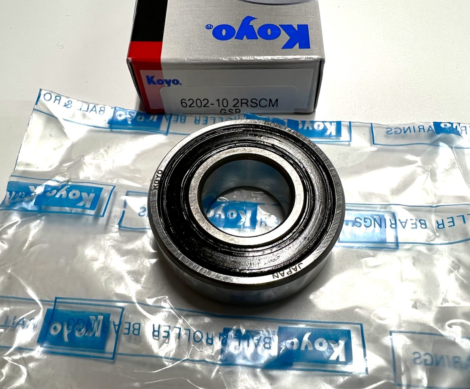 2(Pack) 6202-10 2RSCM KOYO 2 RUBBER SHIELDED BALL BEARING 5/8″ X 40mm X 12mm NEW