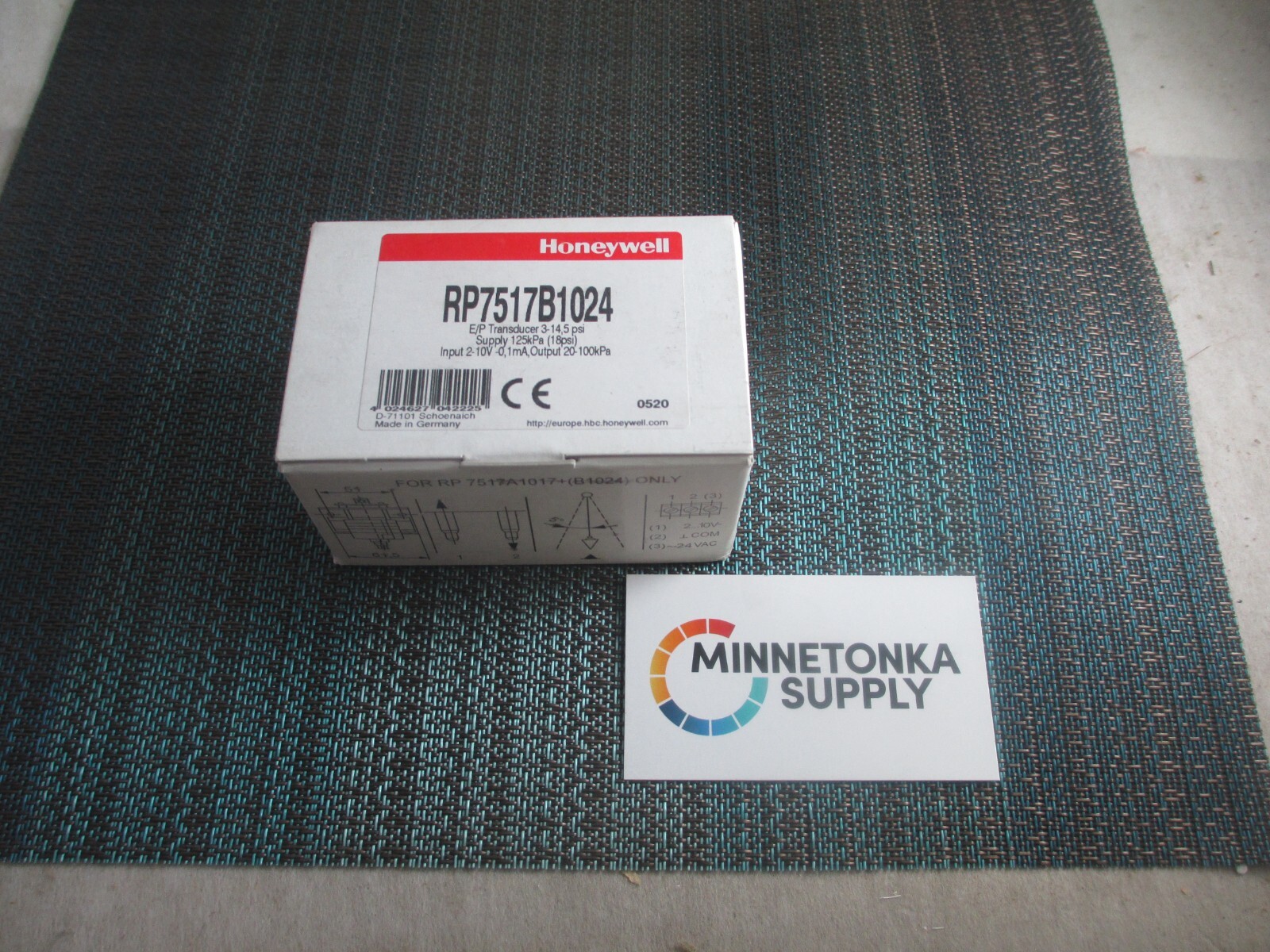 Honeywell RP7517B1024 Transducer NEW!