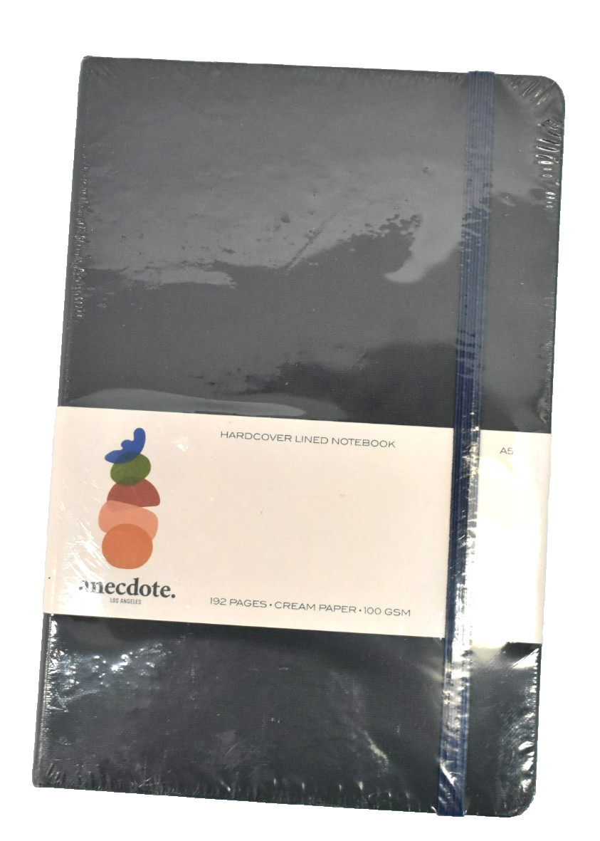 Anecdote Hardcover Ruled Journal 192 Pages 100 GSM 8.3″ x 5.4″ A5 Ink Blue