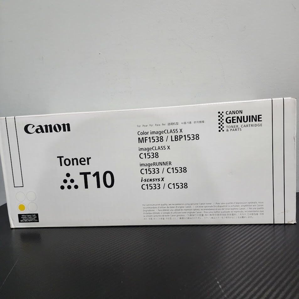 Canon T10 4563C001AA Yellow High Yield Toner Cartridge imageCLASS X LBP1538C