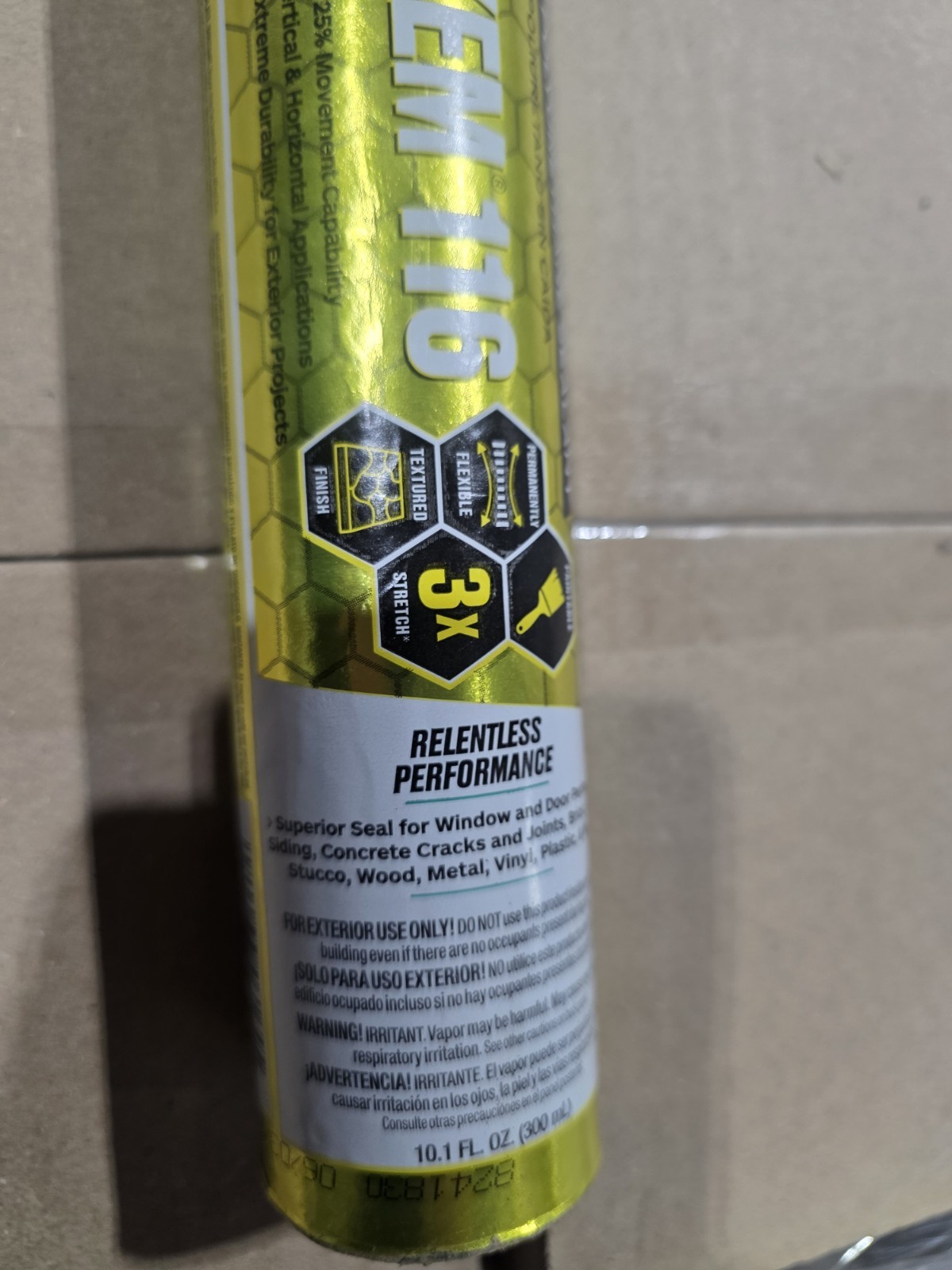Tremco Vulkem 116 Pro Series Exterior Sealant, Gray, 10.1 fl oz Box 30 CT