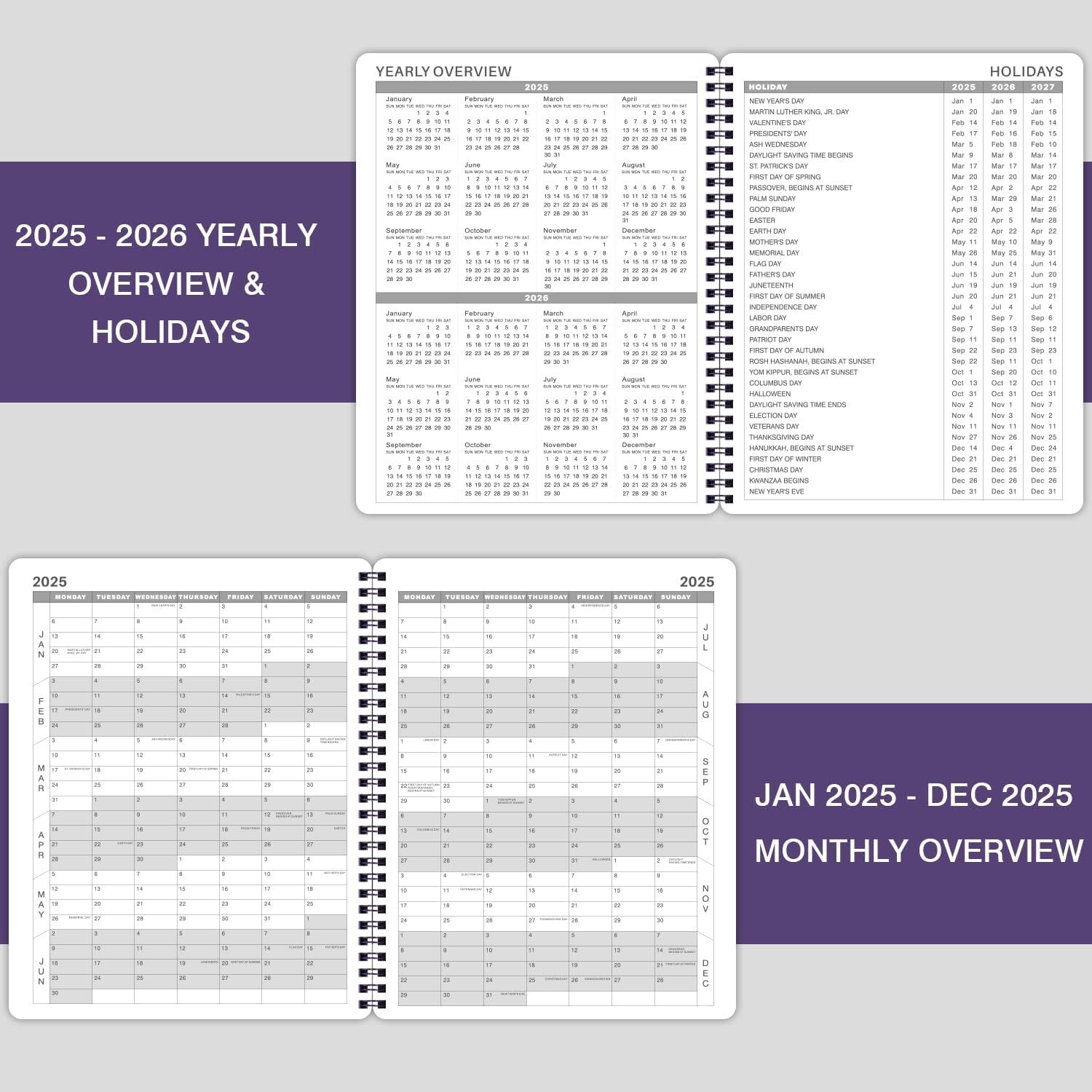 2025 Weekly Appointment Book/Planner-Daily Hourly Planner 2025,Jan 2025-Dec 2026