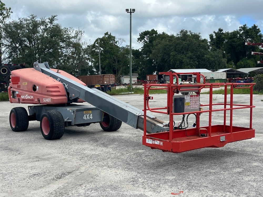 2016 Skyjack SJ40T 40′ 4WD Diesel Telescopic Boom Lift Aerial Platform bidadoo