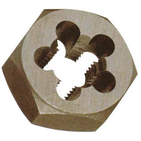 Hex Threading Die, 1 1/8″-12, Unf, 10M982