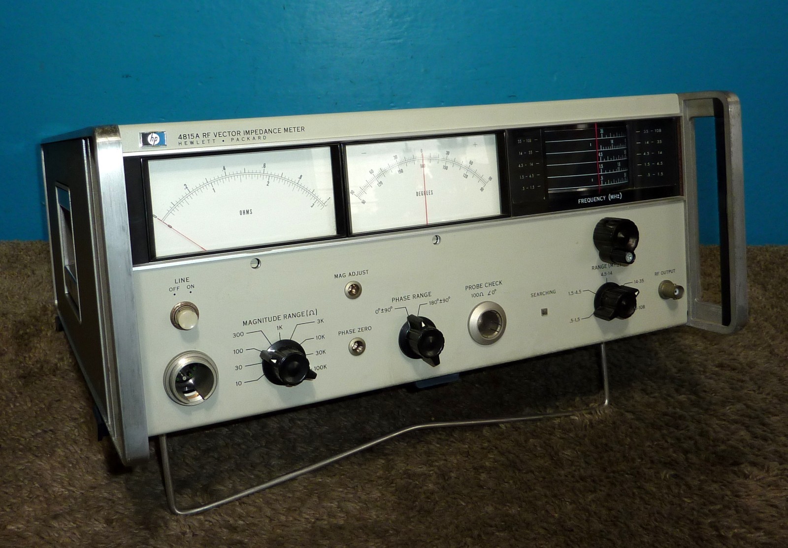 HP Hewlett Packard 4815A RF Vector Impedance Meter