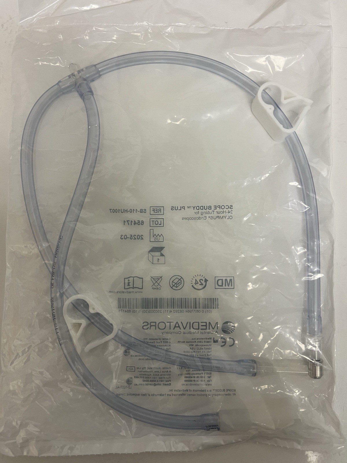 SCOPE BUDDY PLUS 24-Hour Tubing for OLYMPUS Endoscopes SB-110-HU1007