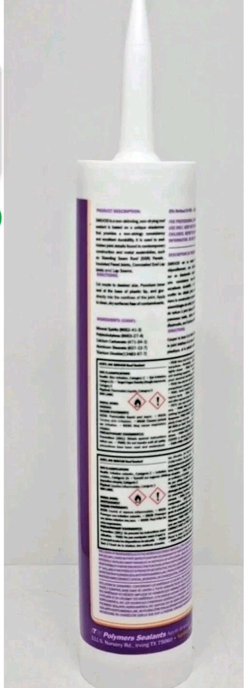 ACRYL-R SM5430 CAULK 10.1 OZ WHITE INDUSTRIAL NON-SKINNING ROOF SEALANT