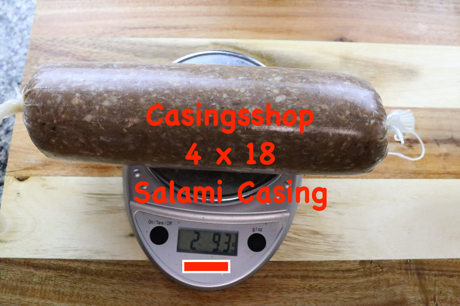 10 pc pack – 4 X 18 Inch Fibrous Casings for 25 lbs Dry Sausage Salami Pepperoni