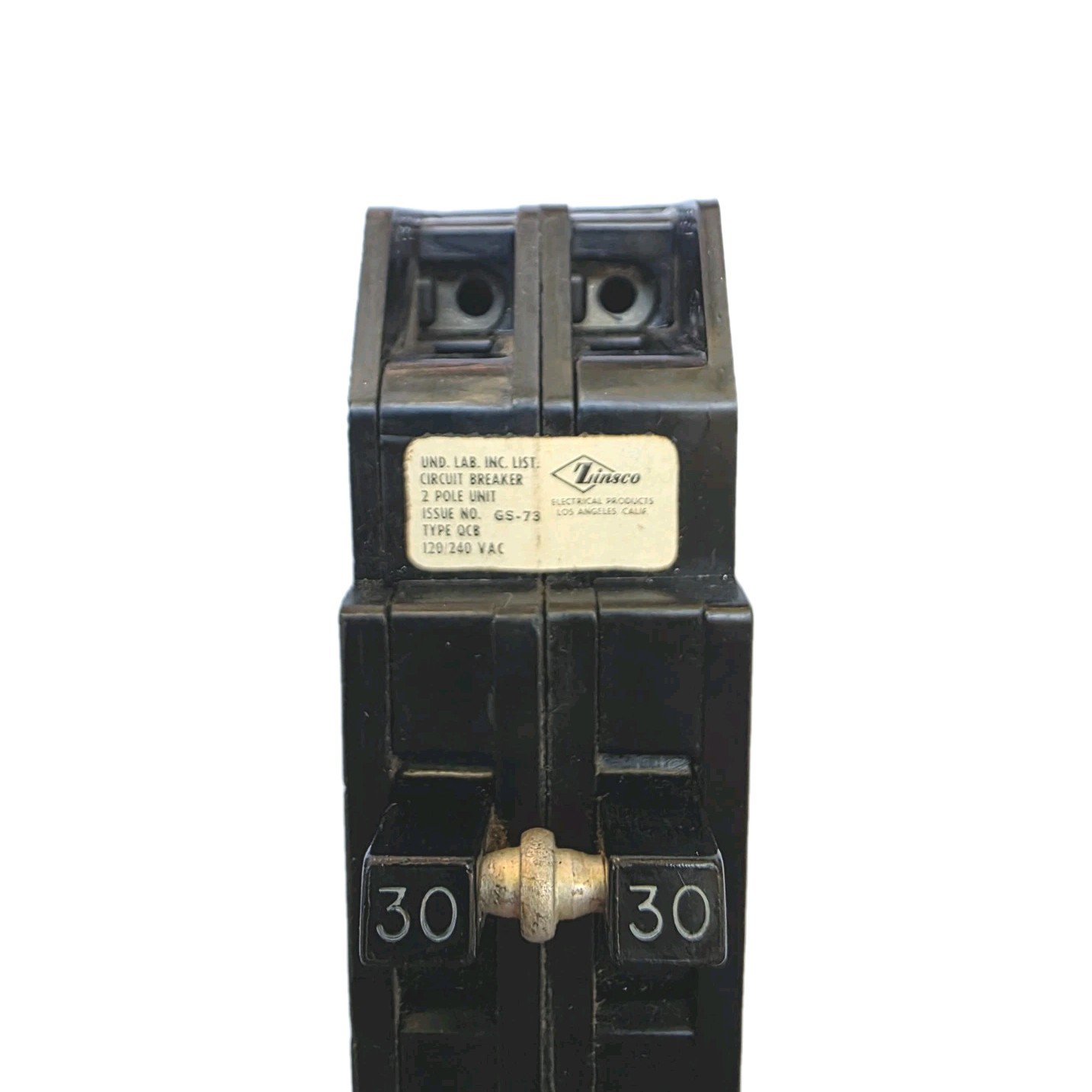 Zinsco QCB230 Circuit Breaker 2 Pole 30 Amp 120/240V QCB 2P 30A Thin Type