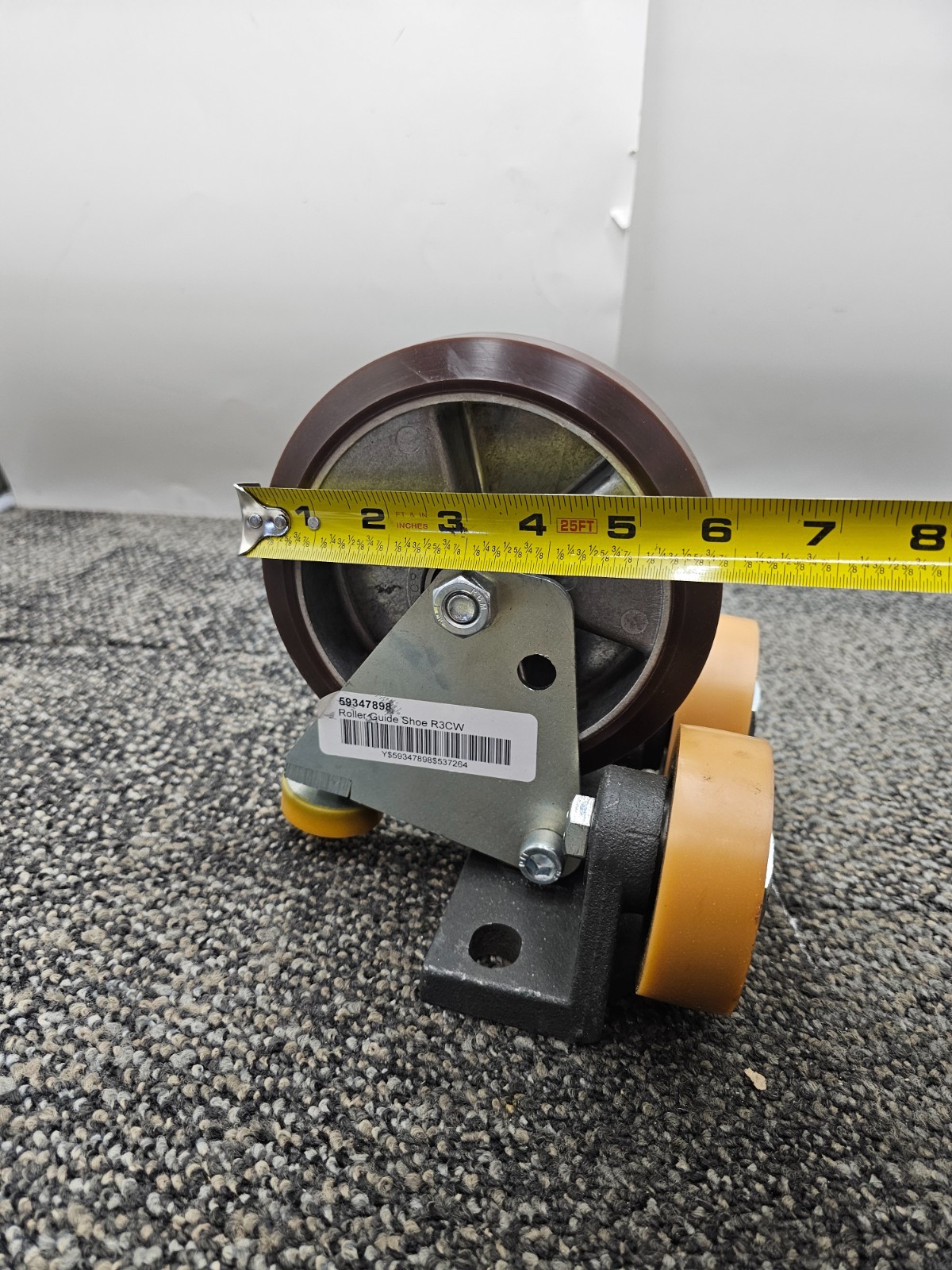 Schindler Roller Guide For Elevators 59347898 R3 CW Replacement