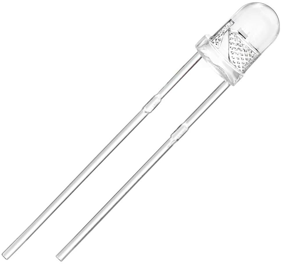Clear Blue LED 3mm 3V 460nM Super Bright Transparent – 5x 10x 25x 50x 100x Pkgs