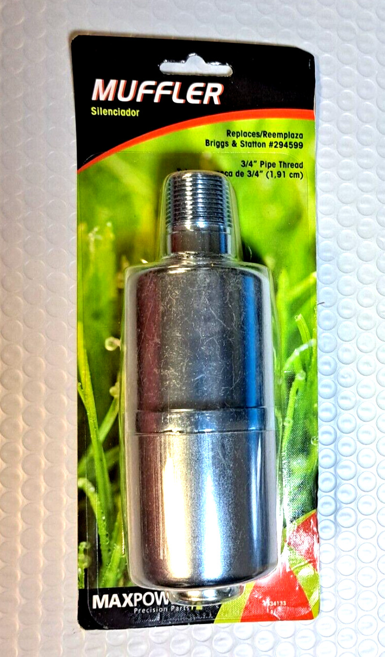 Maxpower Precision Parts .75in. Cylinder Muffler 334133