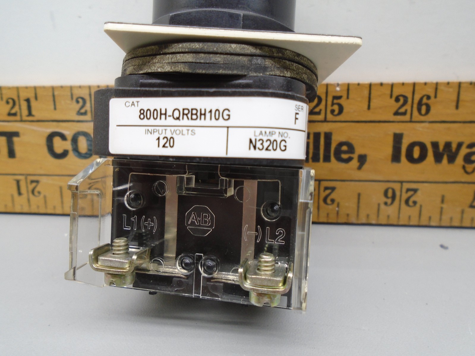 800H-QRBH10H /F Allen Bradley Push Button Green 800HQRBH10H N107
