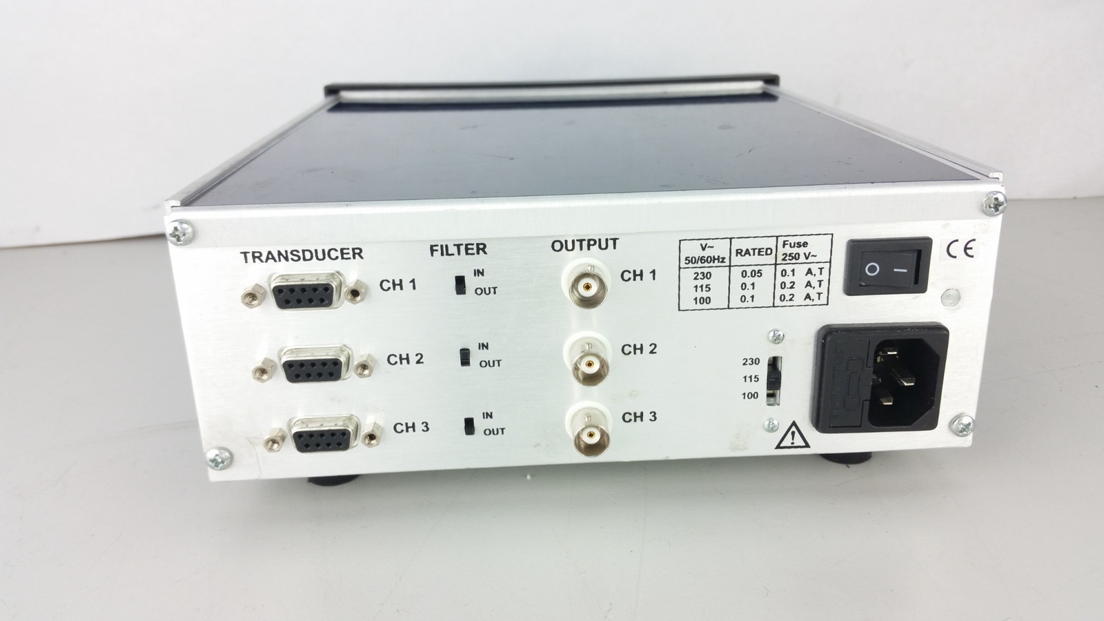 Measurement Specialties Model 101 3-Channel DC Signal Conditioner Amplifier