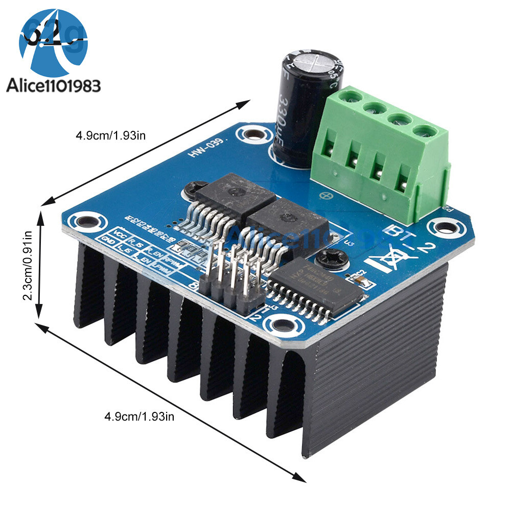 1/2/5/10PCS DC 43A Double BTS7960B Stepper Motor Driver H-Bridge PWM Fit Arduino