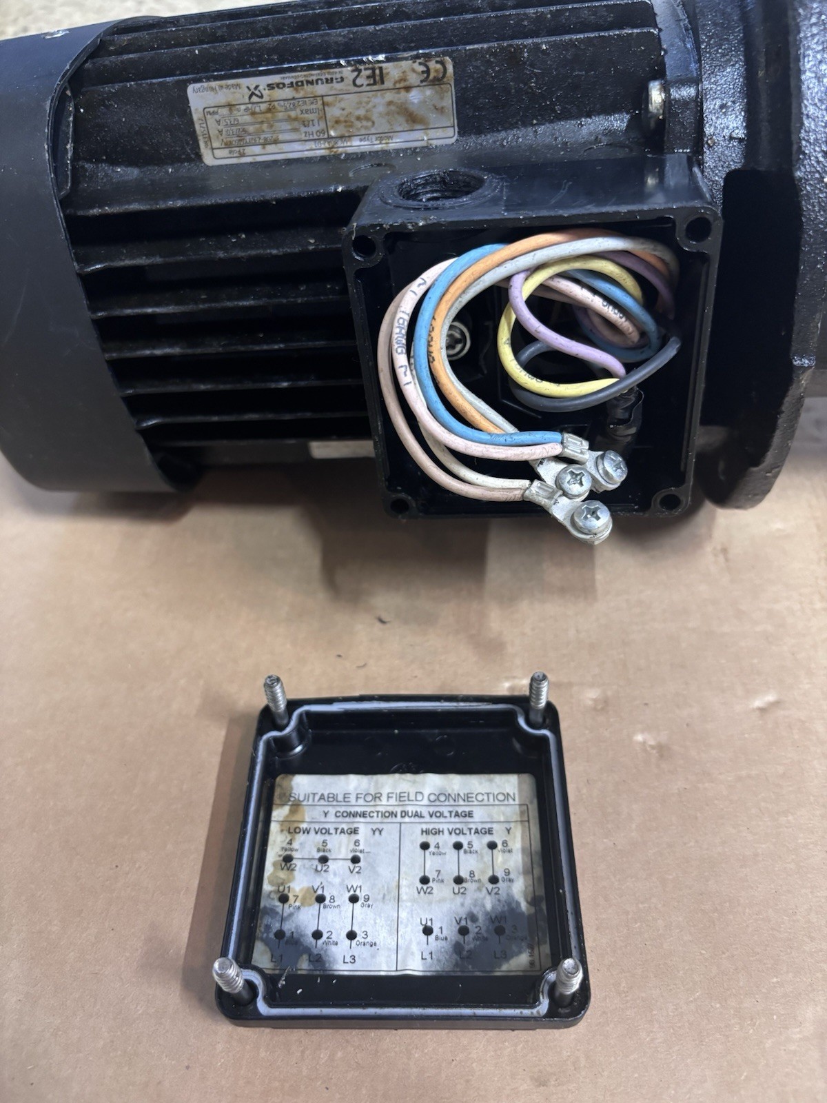 GRUNDFOS MTC4-50/4 A-W-A-AQQV 1.7HP 3PH 208-230/460V Coolant Pump 44634454