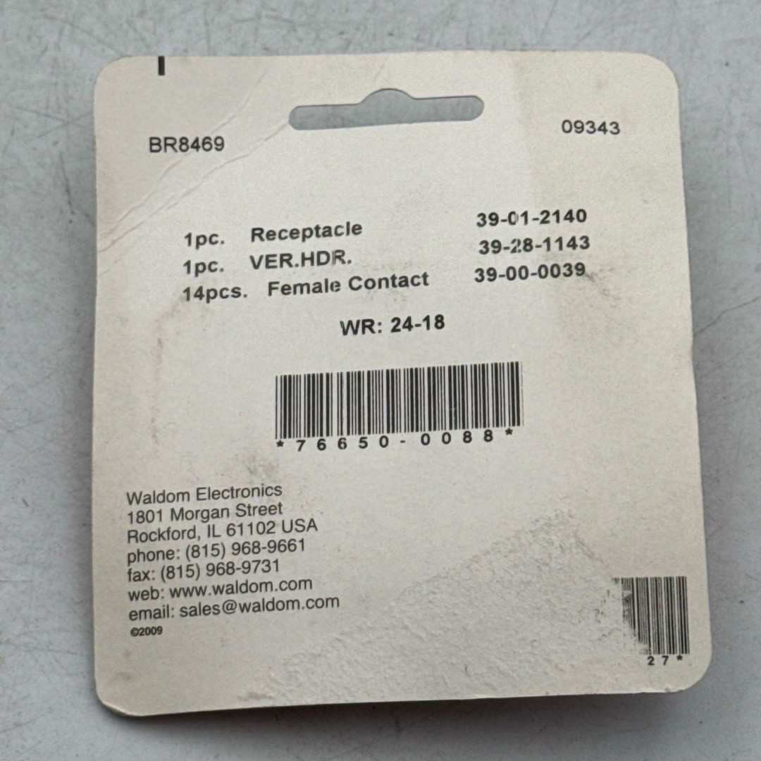 Molex 76650-0088 Mini-Fit Jr Connector Kit 14 Circuit BR8469