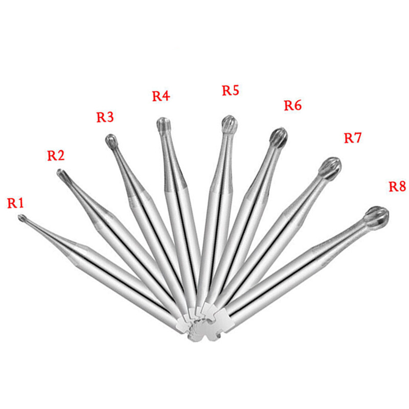 Dental Round Carbide Bur for Slow Speed Latch Type Handpiece RA 1# – 8# Burs VIP