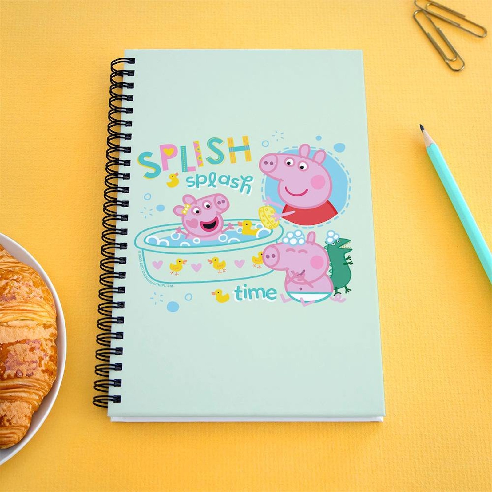 CafePress Peppa Pig: Splish Splash Journal (1247988244)