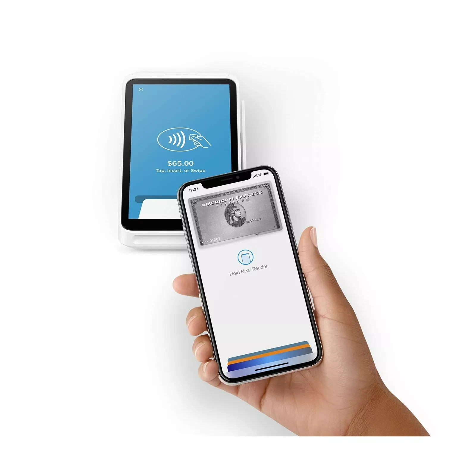 New Square Terminal Credit Card Machine Mobile POS Payment Processing White
