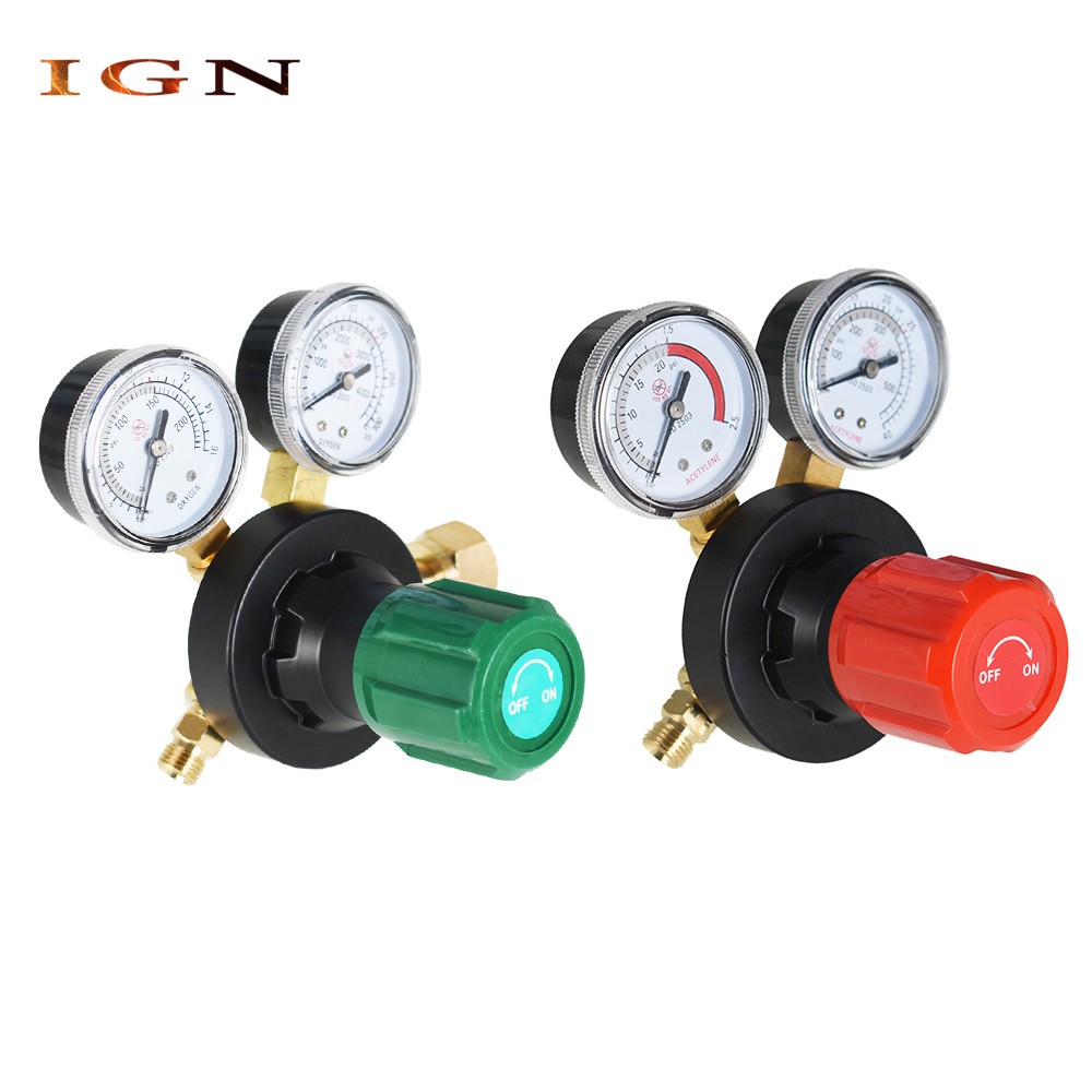 NEW Oxygen and Acetylene Regulators Combo – V350 Series Oxygen + Acetylene