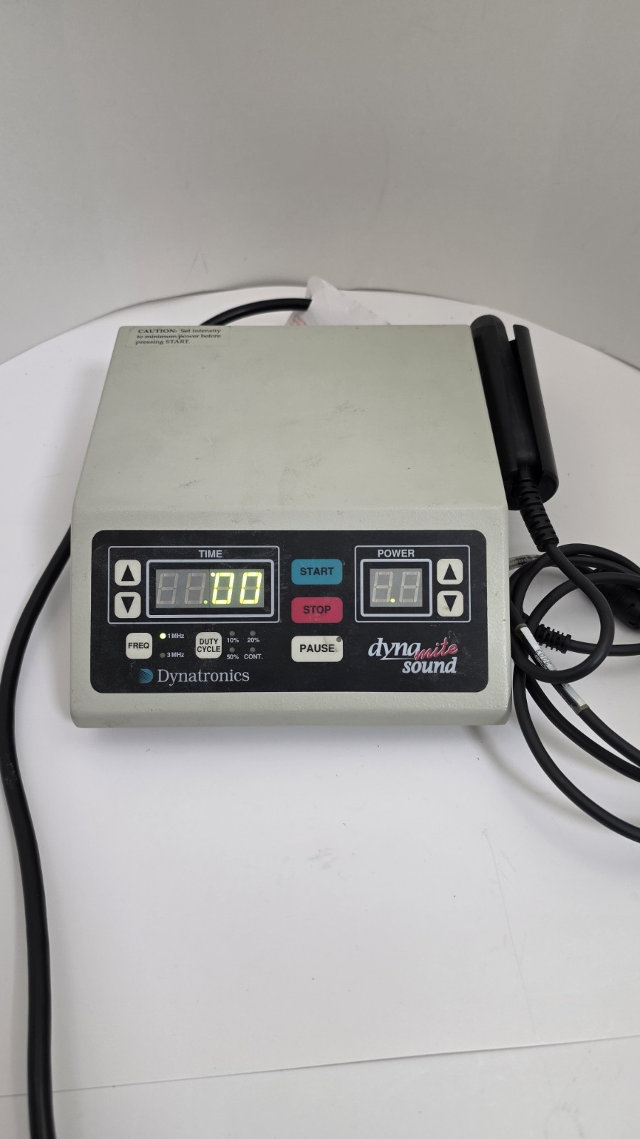 Dynatronics Dynamite Sound D125 Ultrasound Generator W/ 10cm Probe