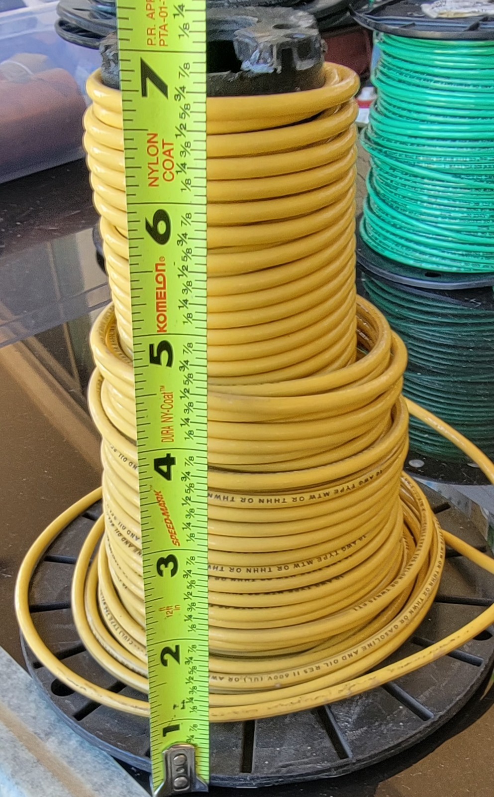 Southwire Partial Roll THNN Brown & Yellow 10 AWG Approx 400′ – 15.2 Lbs TOTAL