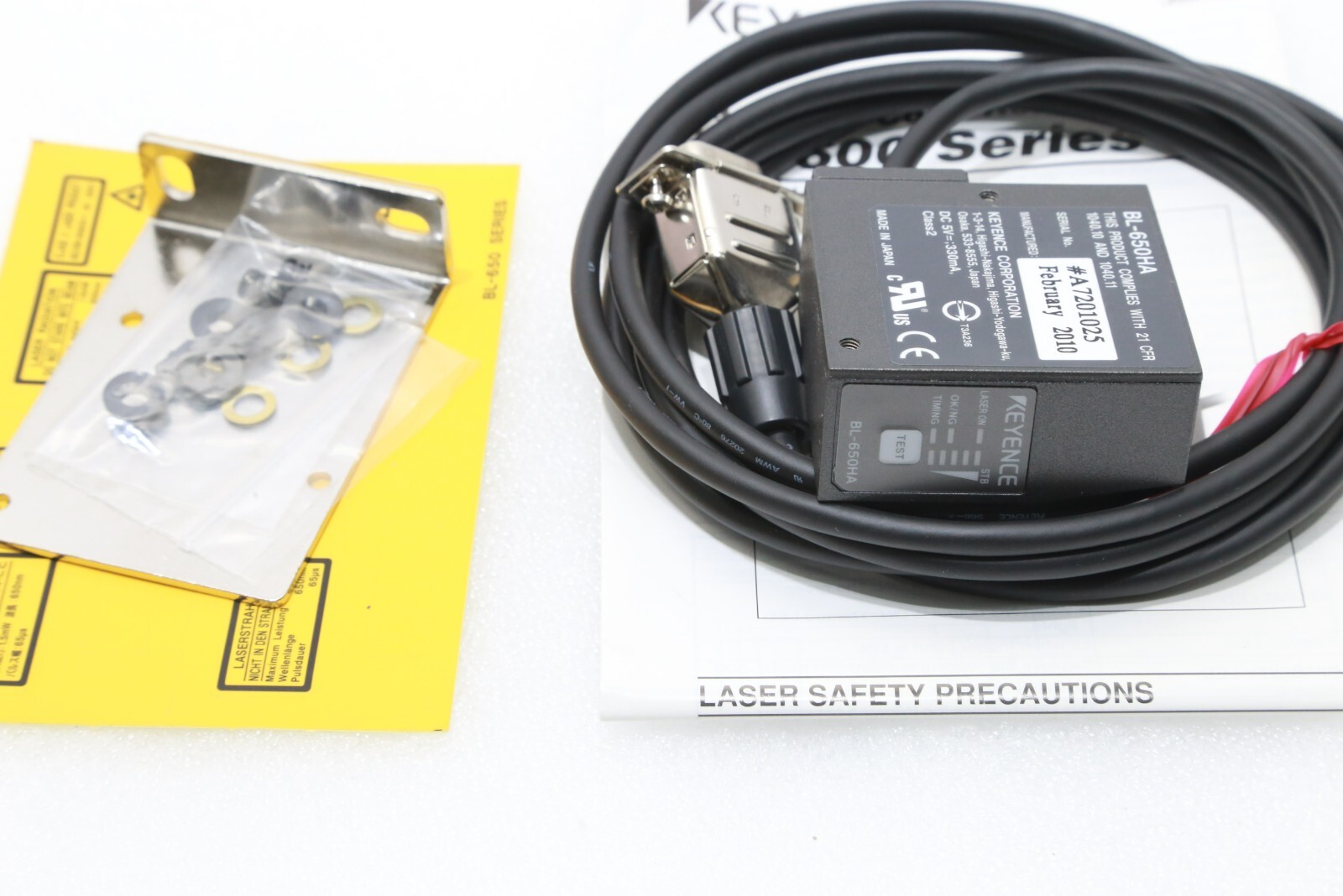 KEYENCE Genuine NNB BL-650HA Laser Barcode Reader SEN-I-2529=9I12