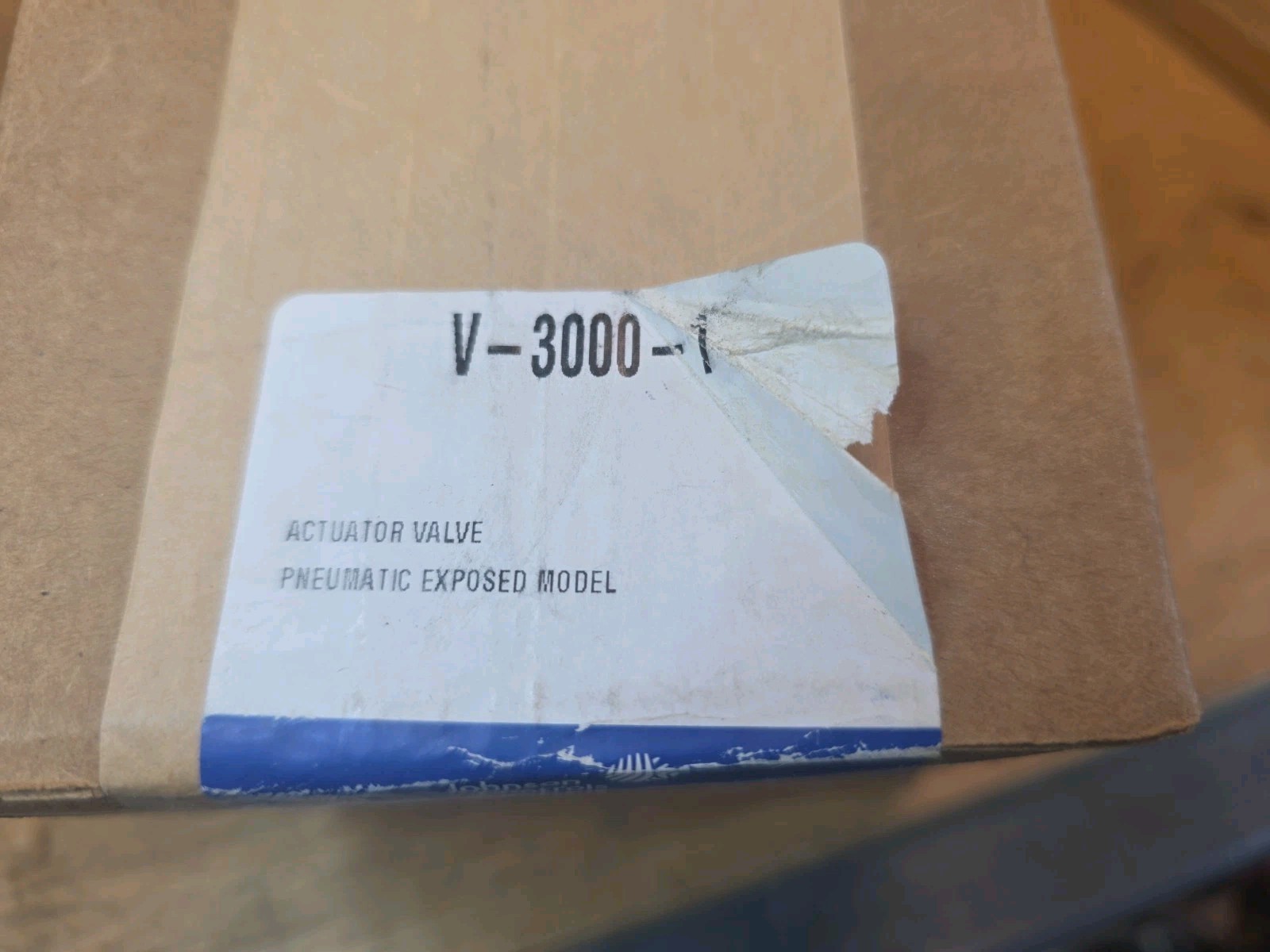 Johnson Controls V-3000-1, Actuator Valve Pneumatic Exposed Model