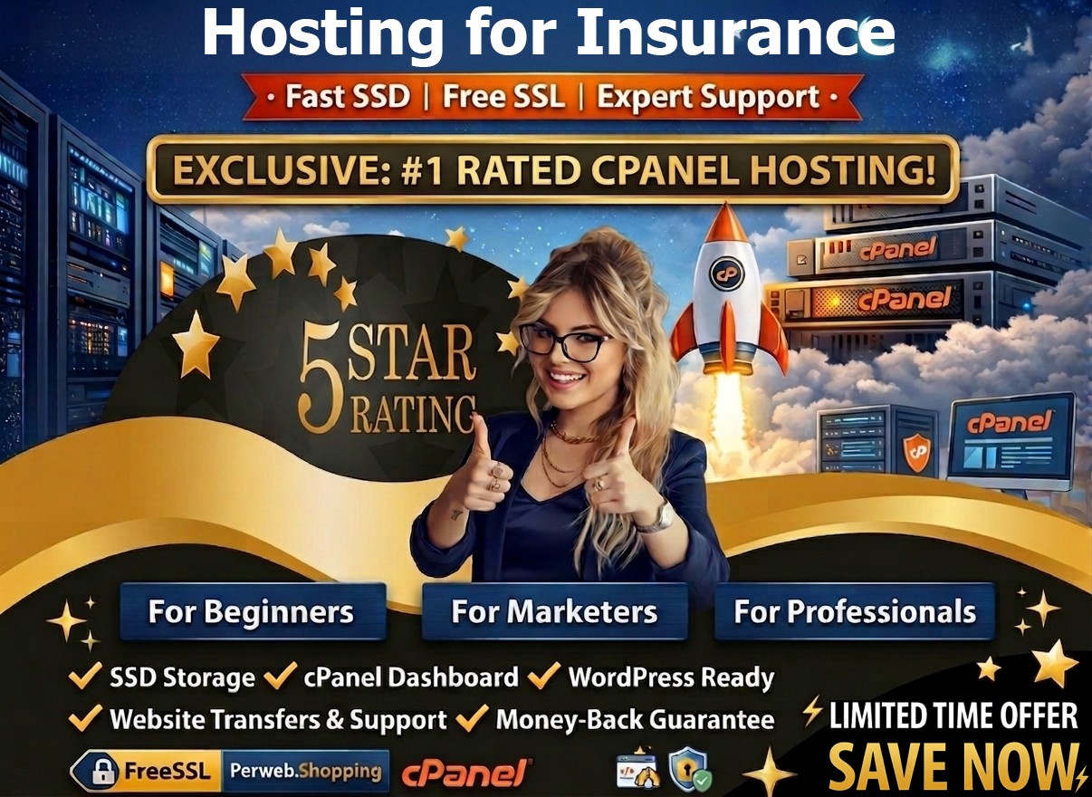 Hosting for Insurance – 🔒 Secure, Fast & Unlimited SSD Hosting | Just $15.99/Yr