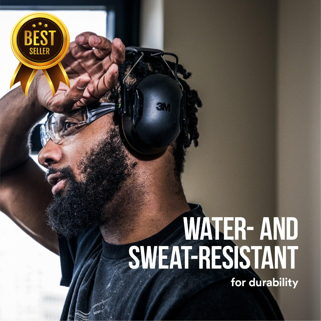 3M Worktunes Connect Bluetooth Hearing Protection Earmuffs 26dB Noise Reduction
